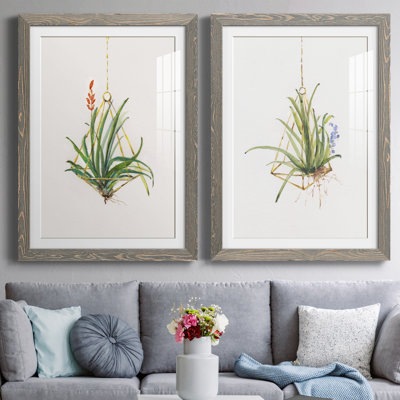 Gardenaire I - Ensemble de 2 peintures