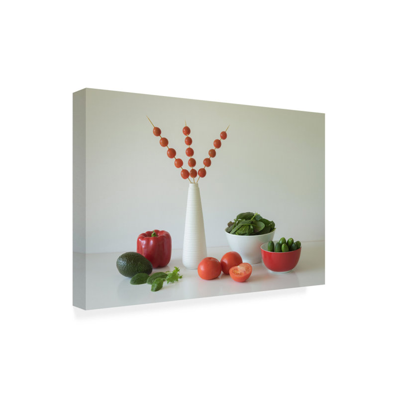 Art sur toile Jacqueline Hammer Salad Time, H 12 po x l 19 po