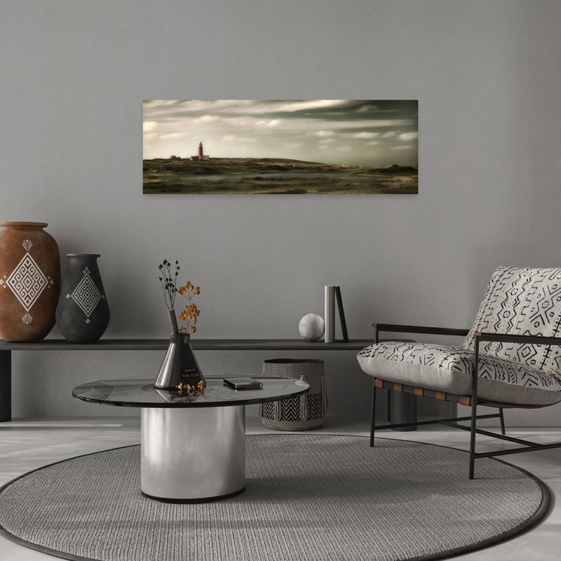 Art mural paysage lointain, paisible, paisible, serein, H 12 po x l 36 po