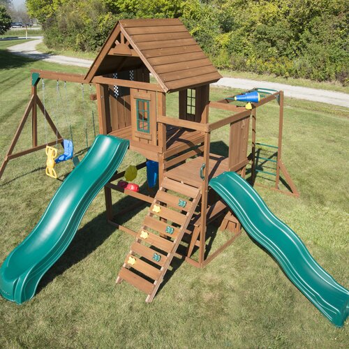 Swing-n-Slide Super Knightsbridge Swing Set & Reviews | Wayfair