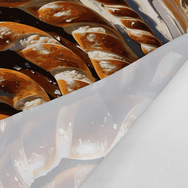 Tapisserie murale Desserts Pretzels, 68 po x 80 po