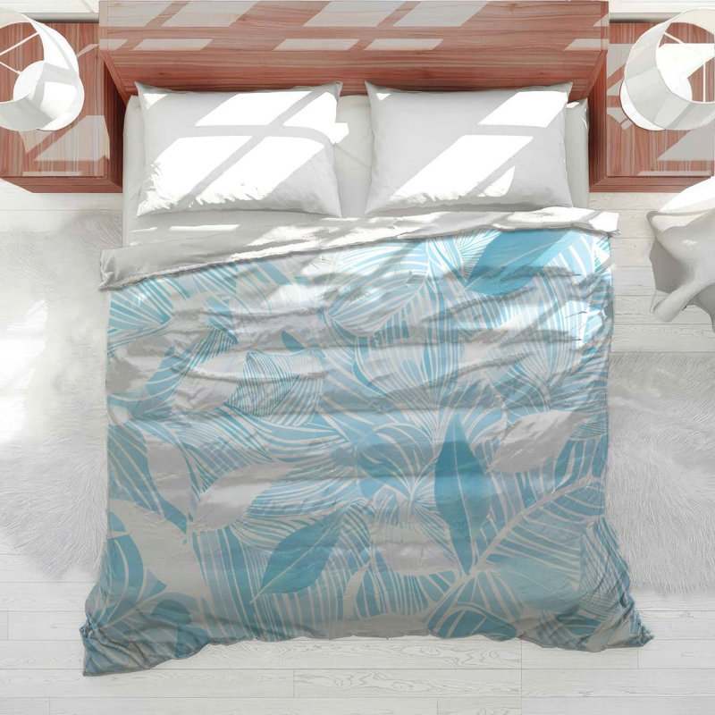 Tropical Bedding Nature Motif Comforter Lush, King Comforter