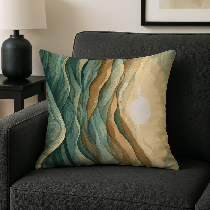 Nebula Glow Indoor And Outdoor Throw Pillow, Square 20"