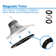 6" Selectable CCT Remodel IC LED Retrofit Recessed Lighting Kit