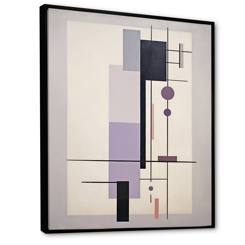 Impression sur toile Jahquel, H 44 po x l 34 po x P 1,5 po, Cadre flottant noir