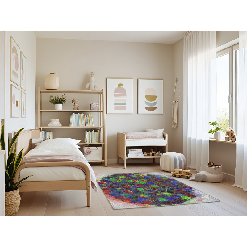 Tapis bleu, Rectangle 4 pi x 6 pi
