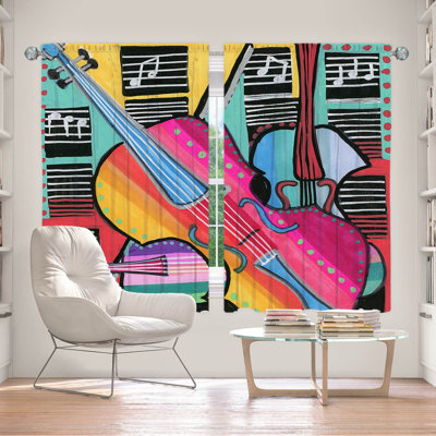 Delaughter Room Darkening Curtain Pair