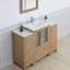 Ensemble de meuble-lavabo simple 48 po avec plateau et miroir-107174097