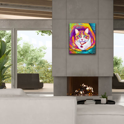 «Pop Art Tabby Cat 2» par Furbaby Affiliates, art mural sur toile