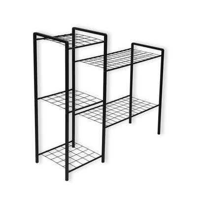3 Tiers Metal Frame Decorative Jardiniere Plant Stand