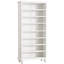Armoire de rangement pour chaussures 28,35 po à 8 niveaux avec bande lumineuse DEL