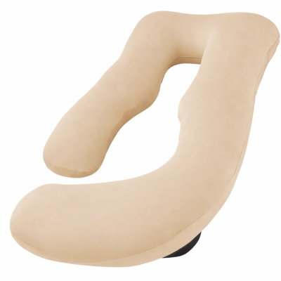 J Shaped Pregnancy Pillow Cooling Full Body Maternity Pillow