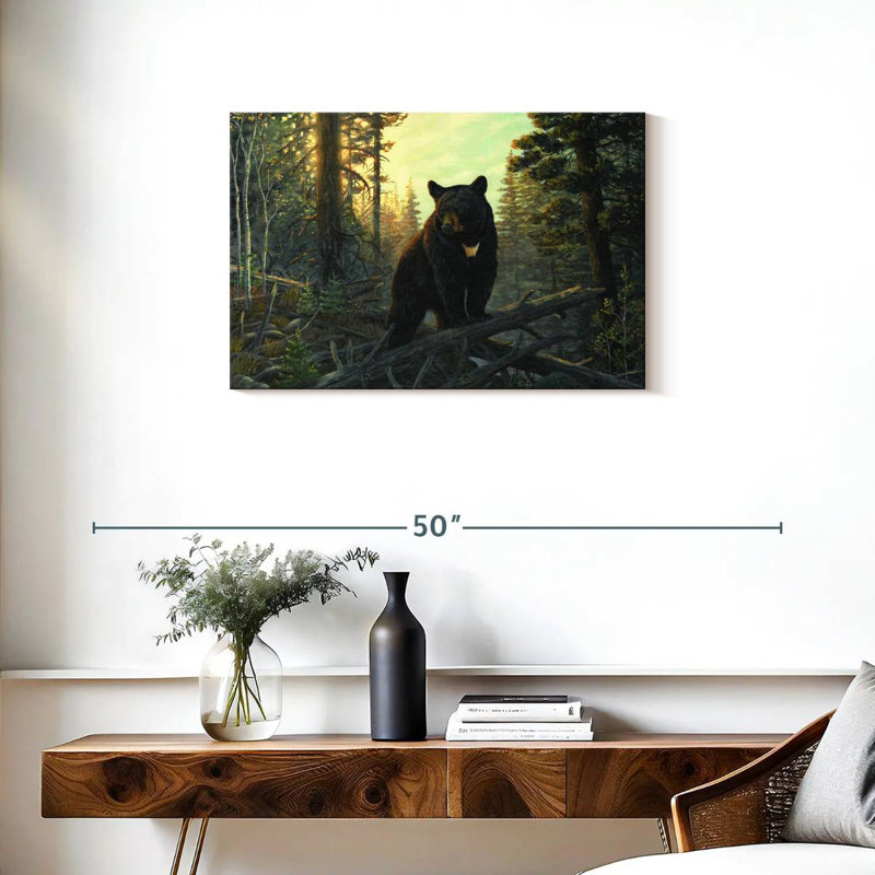 Brampt Black Magic Bear, 20" H x 30" W