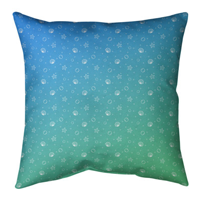 Katelyn Elizabeth Solid Colour Outdoor Reversible Throw Pillow