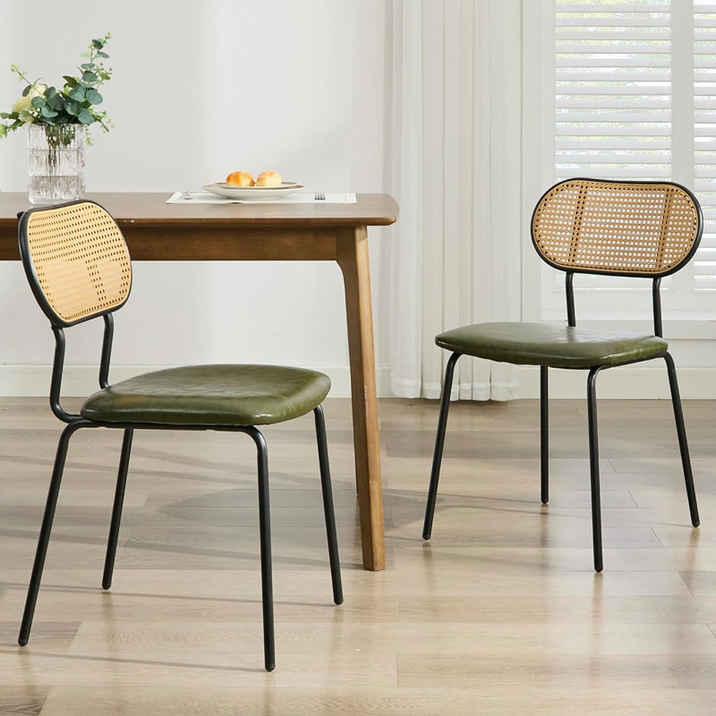 Rattan Dining Chairs Set Of 2