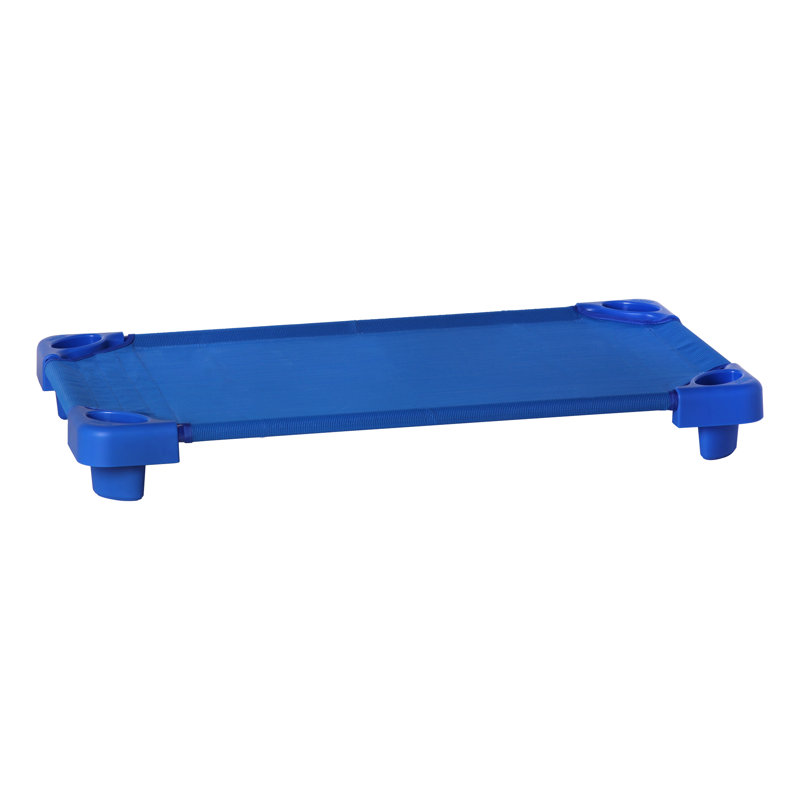 Heavy-Duty Mesh Fabric Stackable Daycare Cots, Standard