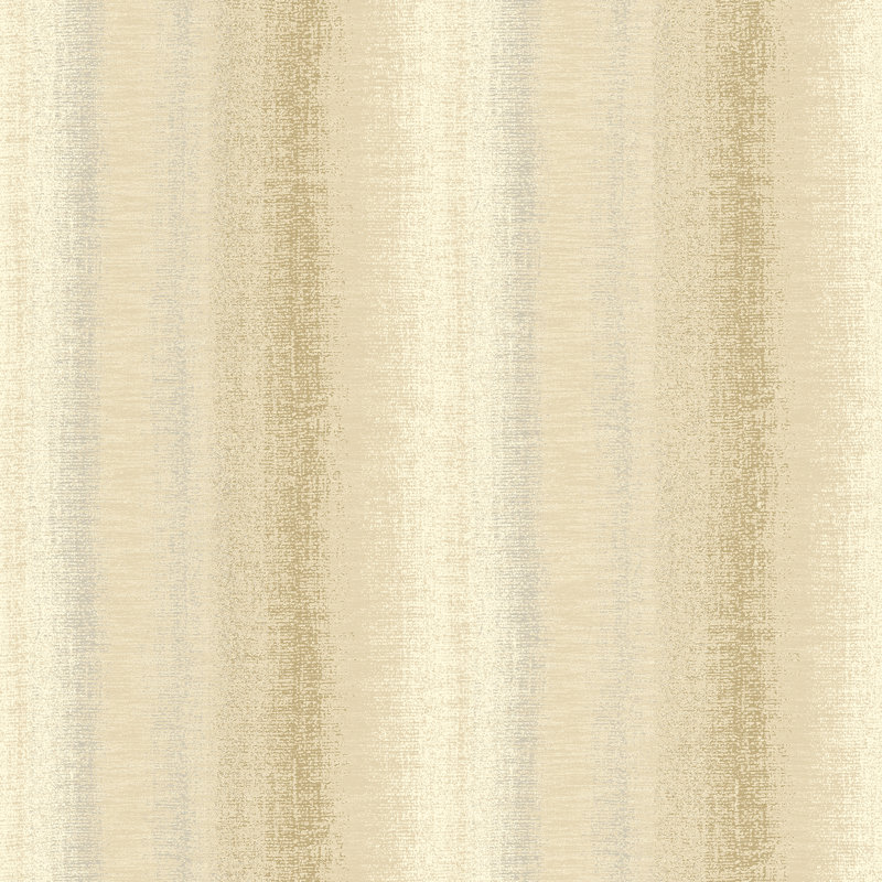 Papier peint tissé à rayures brun clair, Tanné