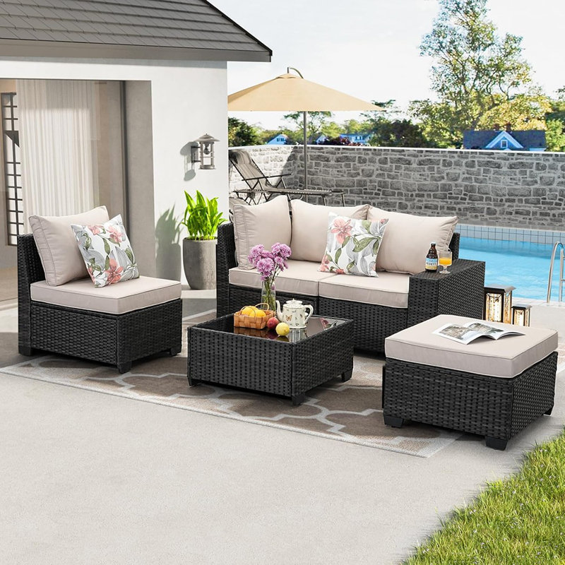 Ensemble de meubles de patio 5 pièces