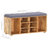 Hall Bench 39.4" x 13.8" x 18.5" Solid Mango Wood