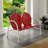 Alannah 41.8'' Wide Metal Loveseat-1409169588