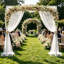 Garden Arch Wedding Backdrop Stand