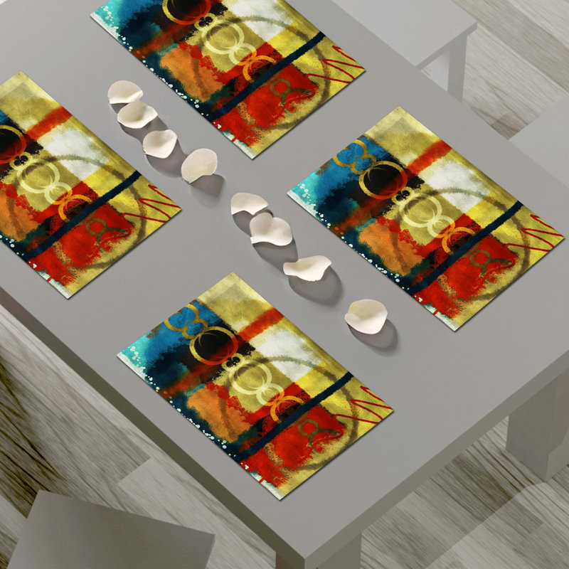 Polyester Abstract Placemat