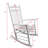 BALCONY PORCH ADULT ROCKING CHAIR - WHITE-864751532