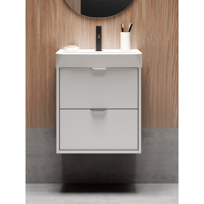 20" Midi Wall Hung Vanity With Sink