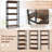 2 Pcs 5 Tier Bookshelf 62" Tall Bookcase With Tiltable Shelves Display Storage Rack-880561410