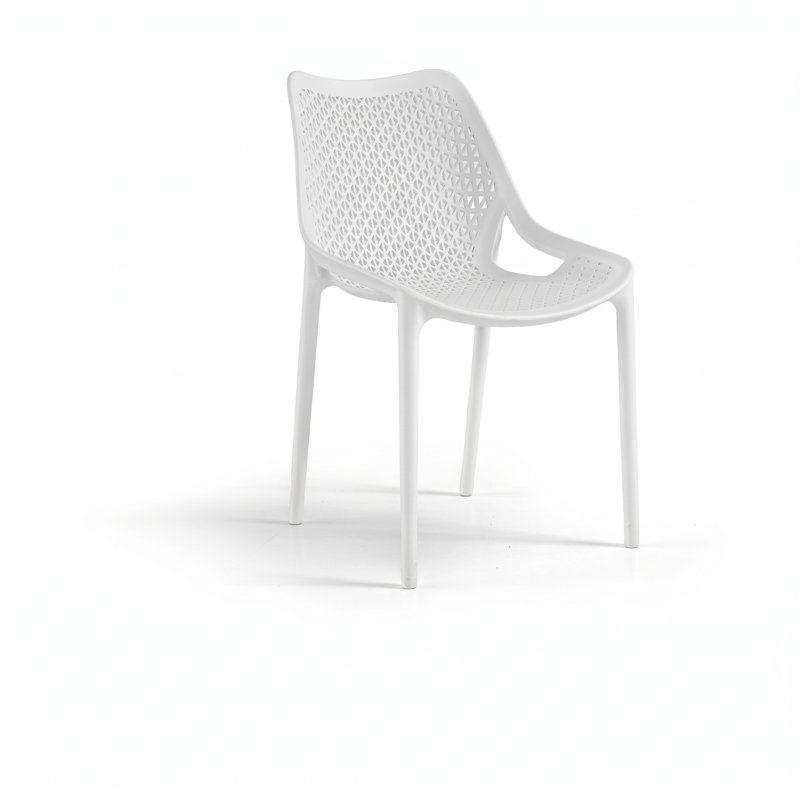 43cm H Side Chair, White