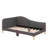 Silvan Upholstered Daybed Bed with Headboard and Armrest-719477251-719477248