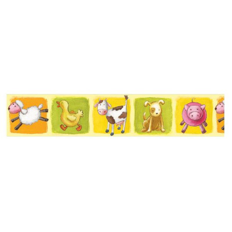 Superfresco Kids Farm Peel & Stick Wallpaper Border