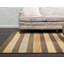 Tapis à motif géométrique brun Frederica-40277533