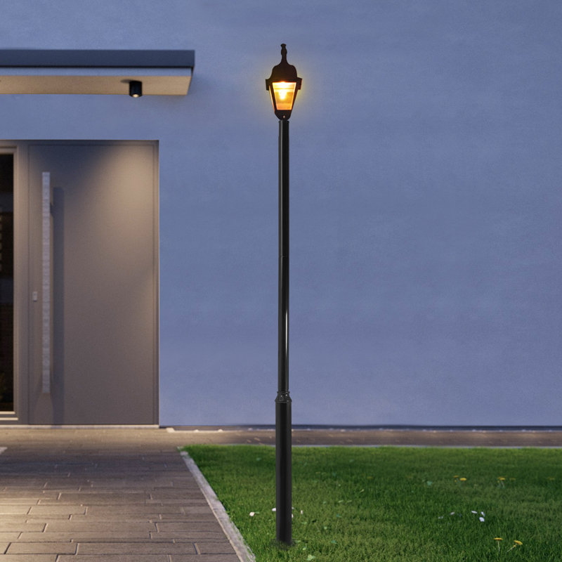 Street Light Pole Street Lamp Post Split Street Lamp Post Suitable For Outdoor Street, 118.11" H x 7.87" W x 7.87" D