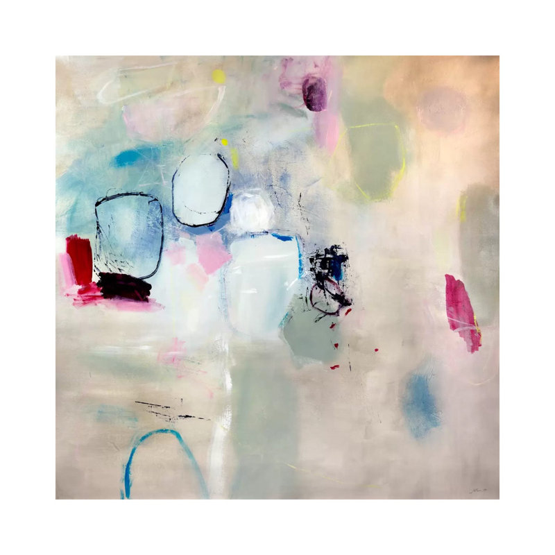 Dreaming Of Art by Julian Spencer - Painting on Canvas, Wrapped Canvas, 45.72 cm H x 45.72 cm W x 1.91 cm D