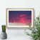 Burning Clouds in Abstract - Picture Frame Graphic Art Print
