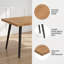 Table de salle à manger Bretta 70,8 po (180 cm) pour 6 personnes, grande table rectangulaire avec pieds robustes, mobilier de salle à manger de style industriel, grise-1824151954