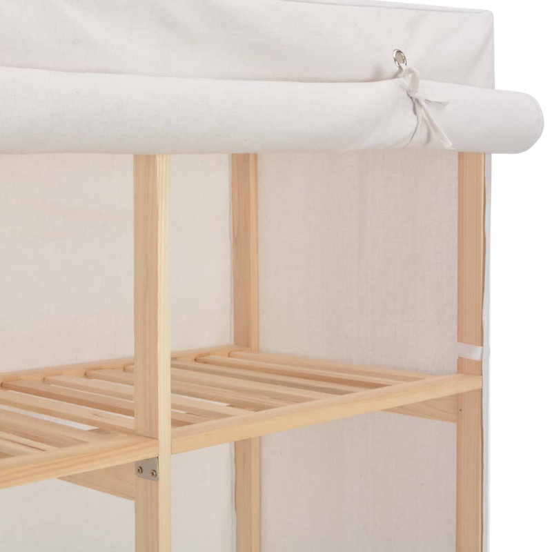 2 Door Wardrobe, White