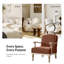 Chaise d'appoint de style campagnard avec accoudoirs en bois massif Williamstown l 27,75 po-1930579311