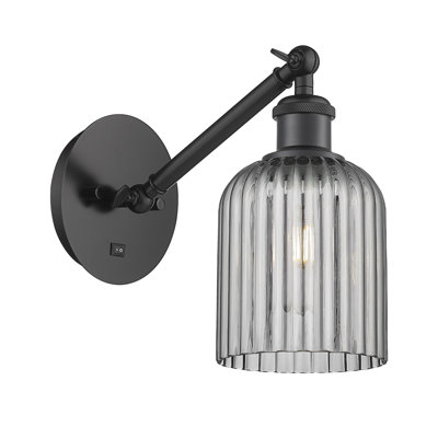 Fiennes Steel Armed Sconce