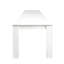 Console de bureau extensible 118,50 po, blanc, et espace compact 118,50 po console, extensible, pour la maison