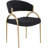 17.72'' H Upholstered Metal Armchair-360663309-360663299
