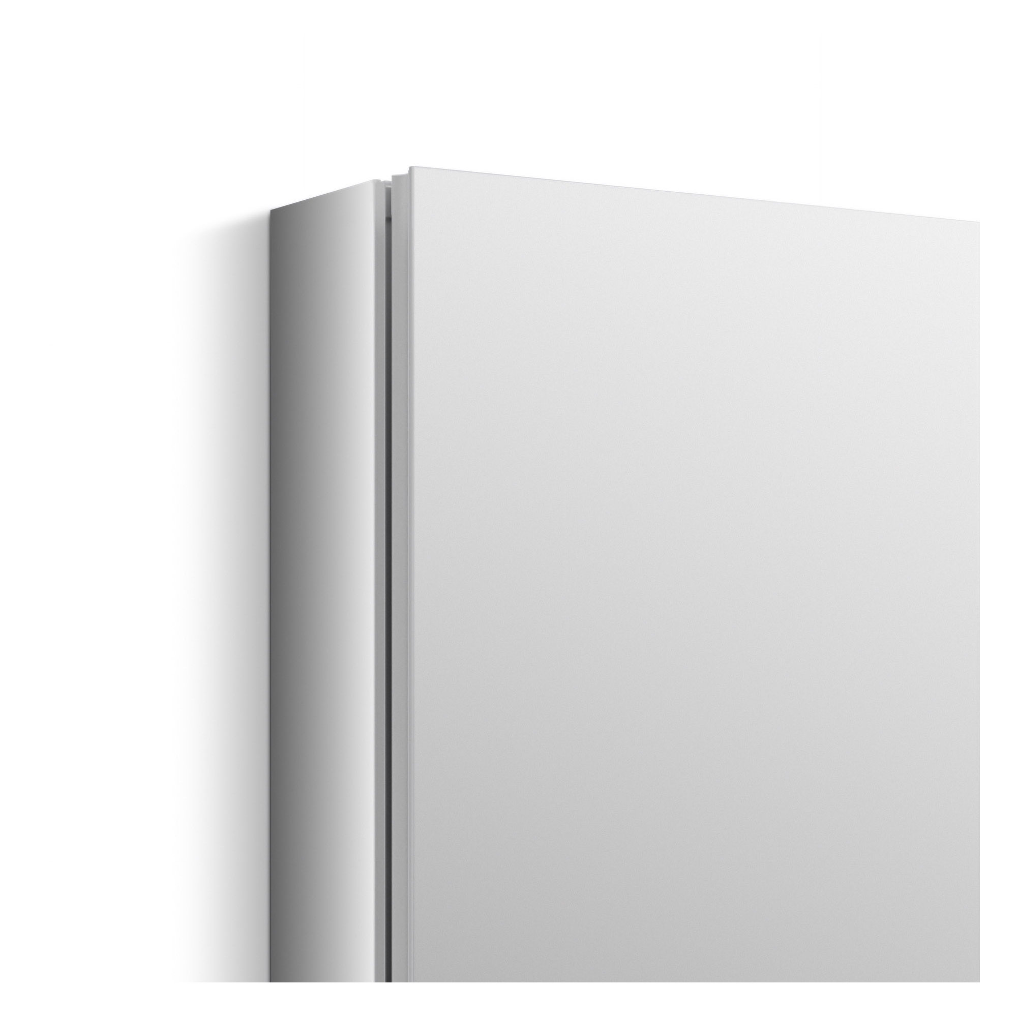 Verdera Aluminum Medicine Cabinet with Adjustable Magnifying Mirror and Slow-Close Door, 30" H x 15" W x 4.75" D