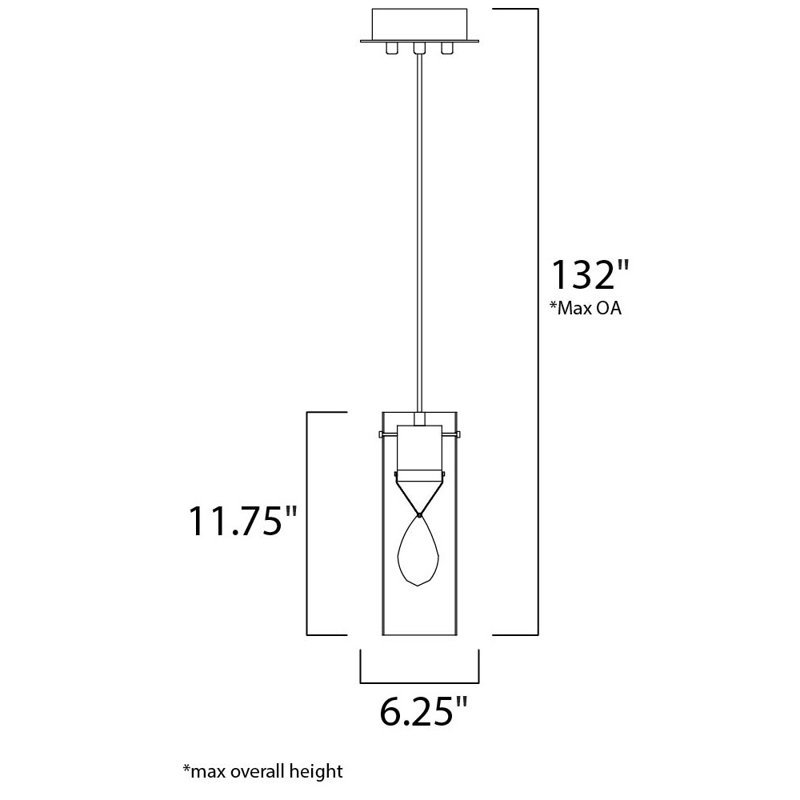 Filey 1 - Light LED Single Pendant