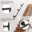 8.5cm H x 125cm W Stair Banister