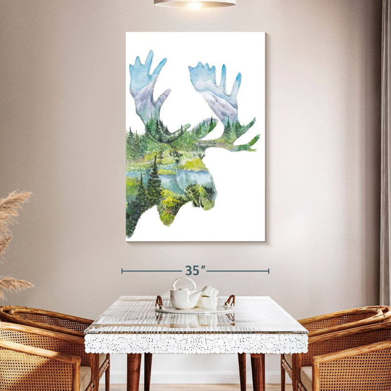 Brampt Nature Moose, 51" H x 34" W