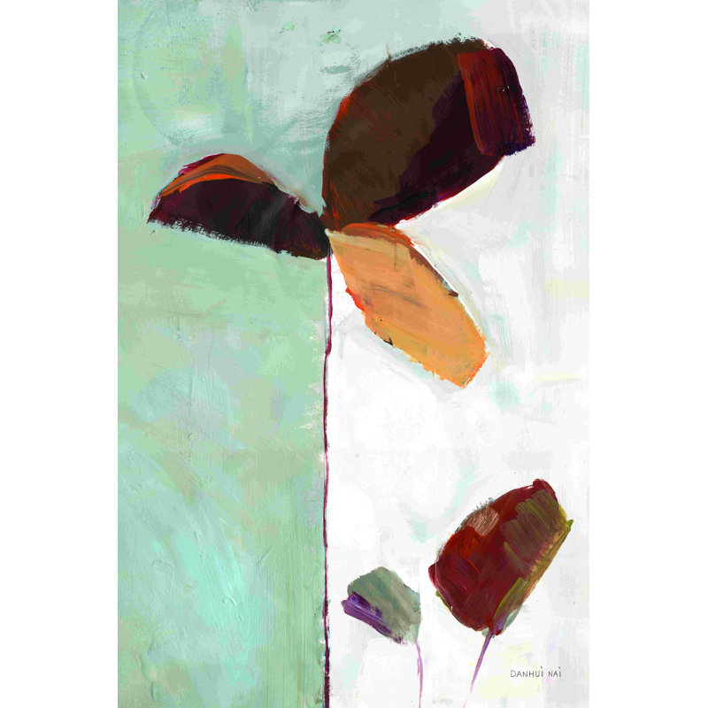 «Of Clover II» par Danhui Nai - Peinture, H 18 po x l 12 po, Toile tendue