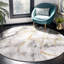 Tapis gris et or à motif abstrait Swindle-1774702467