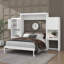 Grand lit escamotable avec bureau, coiffeuse et armoires-215089454
