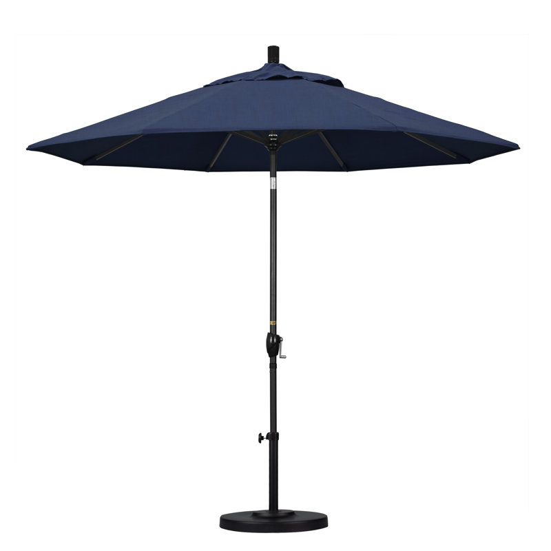 Iuka 108'' Market Umbrella, Spectrum Indigo Sunbrella®